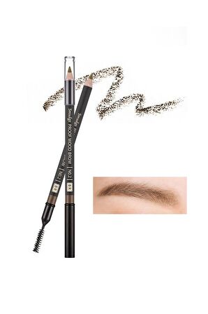 Bulaşmayan Kalıcı Doğal Kaş Kalemi  Smudge Proof Wood Brow (Brown)