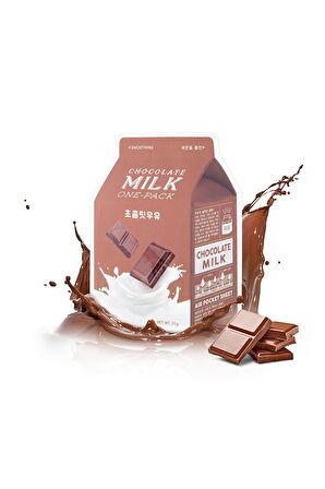 Pürüzsüz Görünüm Kazandıran Yaprak Maske(Çikolata-Süt) APIEU Chocolate Milk One-Pack