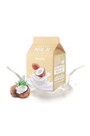 Canlandırıcı Yaprak Maske(Hindistan Cevizi-Süt) APIEU Coconut Milk One-Pack