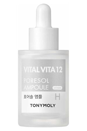 Tonymoly Serum-Ampul Vital Vita 12 Gözenek Sıkılaştırıcı H Vitamini Cilt Bakımı 30ml