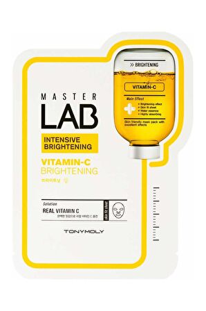 Tonymoly Yüz Maskesi Master LAB Aydınlatıcı C Vitamini Cilt Bakımı 19gr