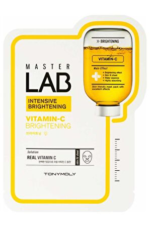 Tonymoly Yüz Maskesi Master LAB Aydınlatıcı C Vitamini Cilt Bakımı 19gr