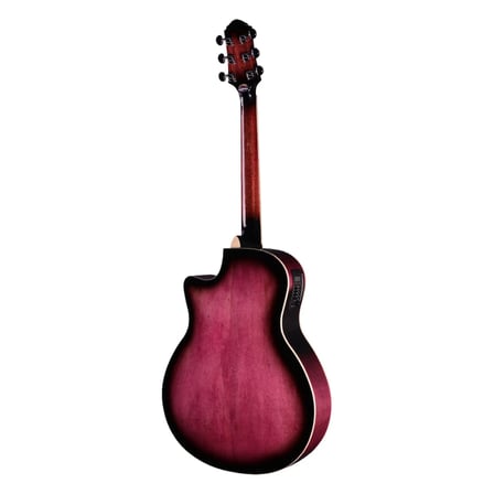 CRAFTER NOBLE TPS SMALL JUMBO ELEKTRO AKUSTİK GİTAR – TRANSPARENT PURPLE BURST