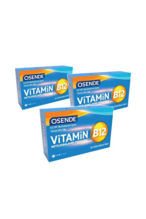 Osende Vitamin B12 30 Tablet 3 Adet