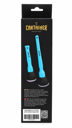 CARTAİNER 2’li Ultra Soft Detay Fırça Seti 