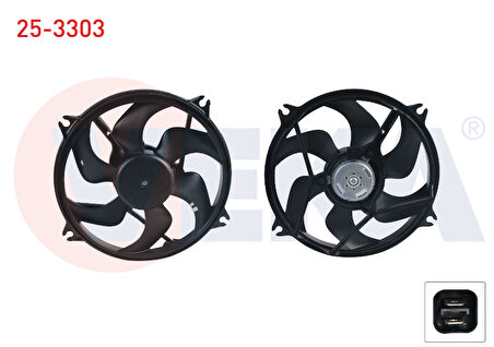 PEUGEOT PARTNER (5,5F) 1.9 D FAN MOTORU 460 W KLİMALI 1996-2008 ARASI