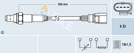 AUDİ A3 1.6 1.4 TFSI OKSİJEN LAMBDA SENSÖRÜ 6A906262BS 6E906265Q