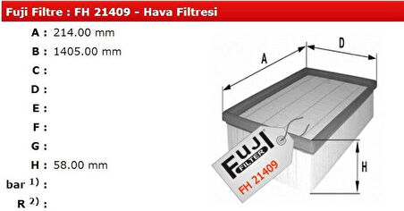 RENAULT LAGUNA 2.0 16V HAVA FİLTRESİ 7701040285 NS-21409