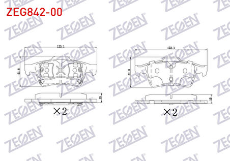 FOCUS 1.6 TDCI 1.6 TI-VCT 2011-2015 / VECTRA C 2.0 DTI ARKA FREN BALATA TAKIMI 4387374