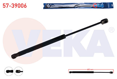 SKODA OCTAVİA (1Z3) SW BAGAJ AMORTİSÖRÜ 403mm/580N 2004-2012 ARASI 1U9827550A