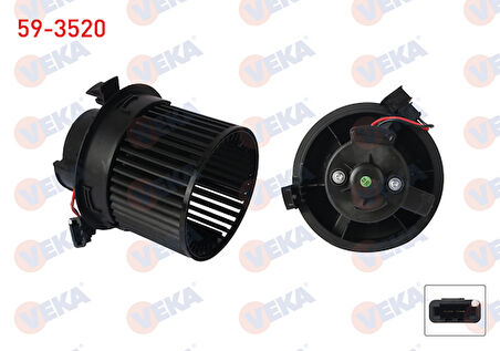 RENAULT CLİO 4 - IV KALORİFER MOTORU 2012-2020 ARASI 272106600R 59-3520