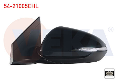 HYUNDAİ ELANTRA SOL DIŞ DİKİZ AYNA ELEKTRİKLİ ISITMALI SİNYALLİ 5 PIN 2016-2019 / 87610-F2040