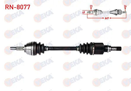 CLİO 3 - III  1.2 - 1.4 - 1.5 DCI SOL ÖN AKS KOMPLE 2005-2012 ARASI 391014232R 711497150