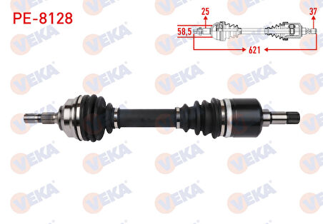 PEUGEOT 307 2.0 HDi SOL ÖN AKS KOMPLE 2003-2009 ARASI 3272.FT 3272.FV 3272.SV