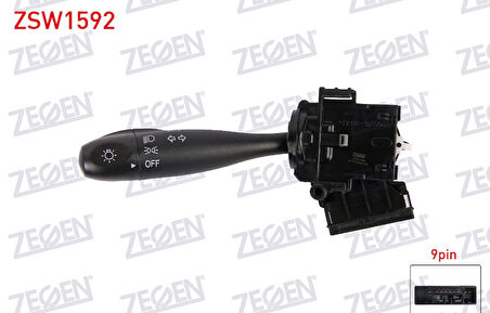 HYUNDAİ ACCENT ERA / KİA RİO FAR SİNYAL KUMANDA KOLU 9 PİN 2006-2011 ARASI 934101G000