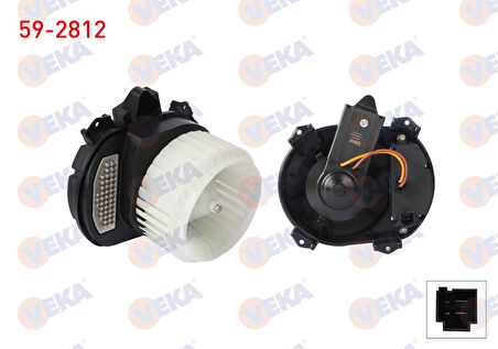 MERCEDES A SERİSİ W176 2012-2018 / B SERİSİ W246 2011-2018 KALORİFER MOTORU A2469064200