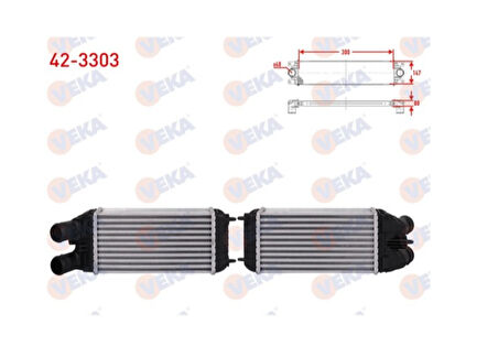 PEUGEOT 301 1.6 HDI TURBO RADYATÖRÜ (İNTERCOOLER) 2012-2017 ARASI 0384.N7 0384.N8