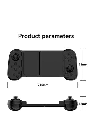 D6 kablosuz Gamepad uzatılabilir Joystick Pad için XBOX/PS4 Android/iOS Smartphone
