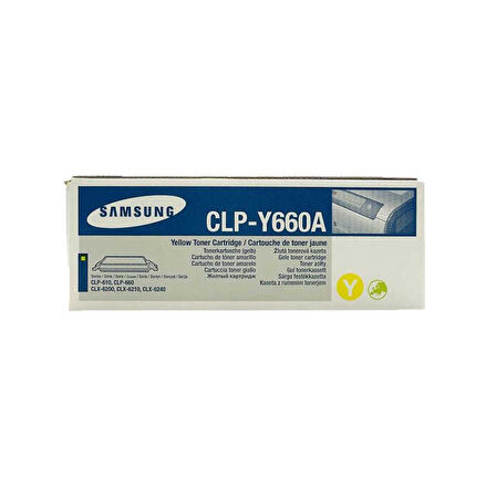 Samsung CLP-660Hp ST960A Sarı Orijinal Toner