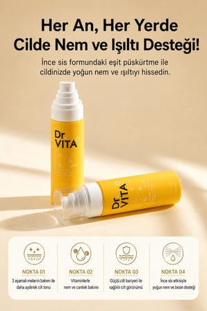 Dr. Vita Vitamin Destekli Yüz Spreyi 100 ml