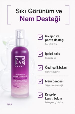Medilab Derma RR-FLU Yenilenme Destekleyici Esans 130 ml Peptitli Onarıcı
