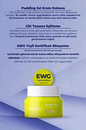 Young & Rich Cica İçerikli Karşıtı ve Yatıştırıcı Bakım Kremi 50ml