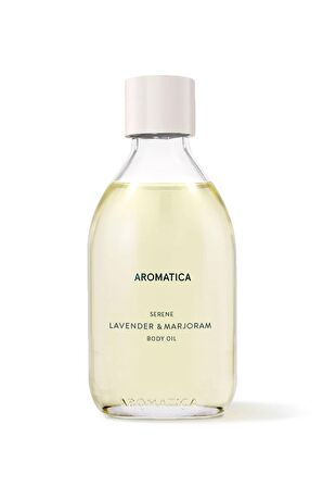 Aromatica Serene Body Oil Lavender & Marjoram - Dinginleştirici Vücut Yağı Lavanta & Mercanköşk