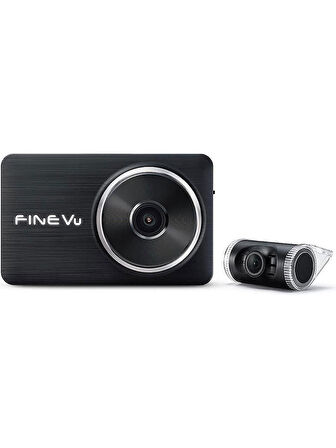 Finevu LX2000 Full Hd 2 Kameralı IPS Güvenlik Kod Ekranlı Gps Araç Kamerası