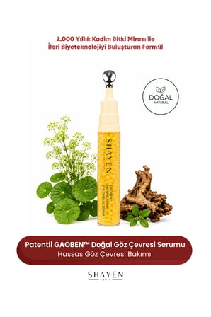 GAOBEN™ Doğal Göz Çevresi Serumu | Koyu Halka & Şişlik Karşıtı & Canlandırıcı Göz Altı Bakımı Patentli Formülasyon - Capsul Serum 10ml