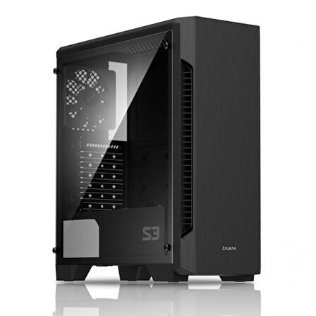 Zalman S3 TG Tek Fanlı Siyah ATX Bilgisayar Kasası