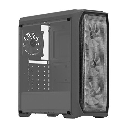 Zalman N5 MF 600W 4xRGB LED Fan USB 3.0 Siyah ATX Mid-Tower Gaming (Oyuncu) Kasa