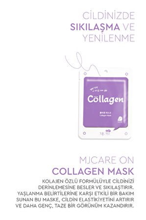 On Collagen Mask Kolajen Özlü Yüz Maskesi 10'lu