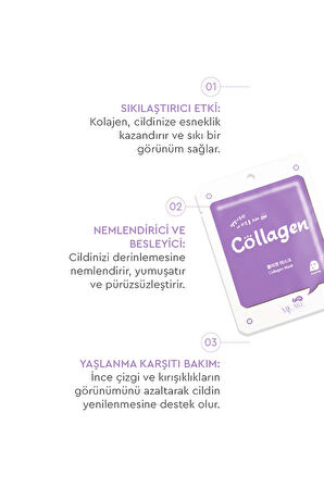 On Collagen Mask - Kolajen Özlü Yüz Maskesi 5'li