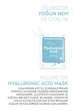 On Hyaluronic Acid Mask - Hyalüronik Asit Özlü Yüz Maskesi 10'lu