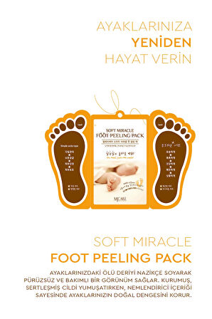Miracle Foot Peeling Pack - Çorap Tipi Ayak Peeling Maskesi 3'lü