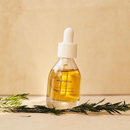 Aromatica Tea Tree Pore Purifying Serum 10% Niacinamide + 1% Zinc PCA - Çay Ağacı Serumu