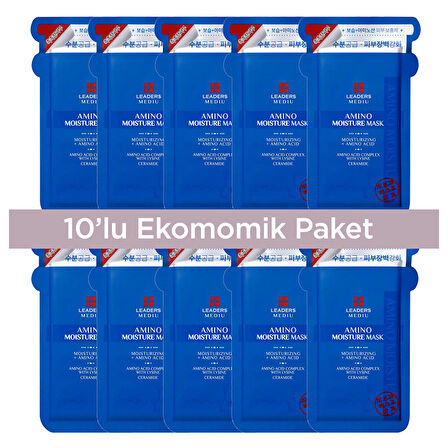 Leaders Mediu Amino Nemlendirici Maske 25 mlx 10 Adet