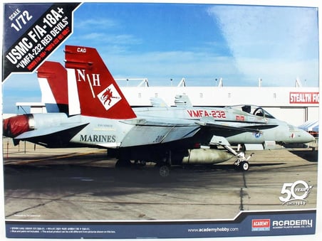 1/72 USMC F/A-18+ (VMFA-232 Red Devils) Uçak Maketi, Academy 12520