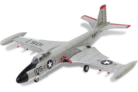 1/72 USN F2H-3 VF-41 (Black Aces) Uçak Maketi, Academy 12548