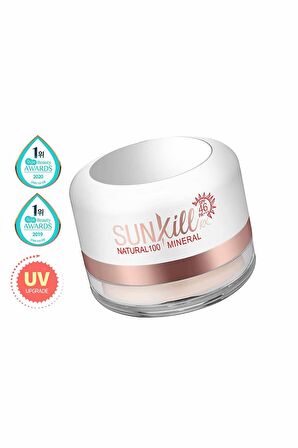 Maxclinic Sunkill Natural 100 Mineral 46 Faktör Nemlendirici Yağlı Ciltler İçin Renksiz Güneş Koruyucu Pudra 12 gr