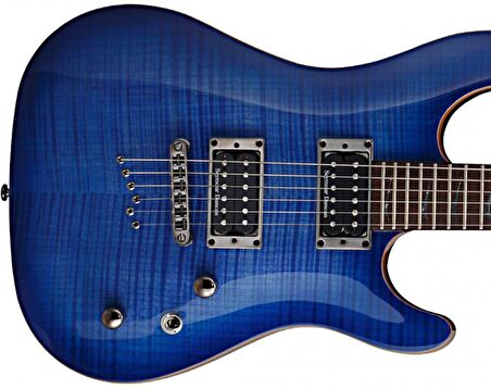 ELEKTRO GİTAR CUSTOM, ÇANTALI, MAVİ BURST, Seymour