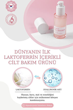 Hyalferrin Biogen Signal Serum 40 ml - Dünyada İlk Laktoferrin İçerikli Hassas ve Tüm Ciltler İçin Bariyer Onarıcı Nemlendirici Serum