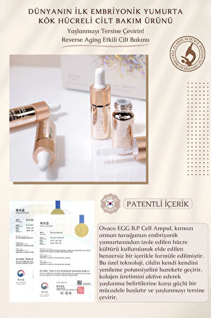 Ovaco Snow Gold Ampul Seti - Yoğun Cilt Yenileme, Yaşlanma Karşıtı Değil Yaşlanmayı Tersine Çeviren Etki ve Aydınlatıcı, Leke Giderici Bakım - 5x11 ml