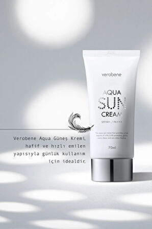 Aqua Sun Cream Su Bazlı Nemlendirici Güneş Kremi Spf50 Kore 70ml