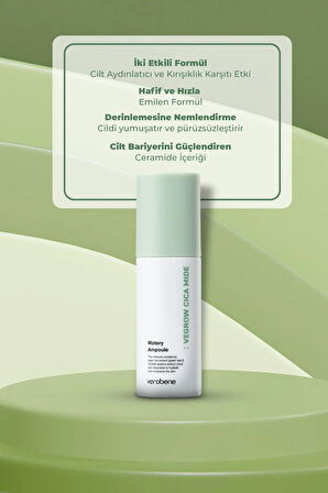 Vegrow Cica Mide Watery Ampoule Nemlendirici Onarıcı Ampul Kore 50ml