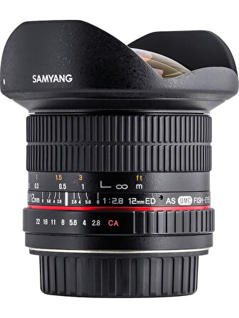 Samyang 12MM F/2.8 Ed As Ncs  Fisheye Lens  OUTLET