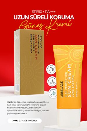 Leke Karşıtı, Suya Dayanıklı Uzun Süre Koruyan Güneş Kremi Spf 50 + Pa +++ 8809317114545, one size