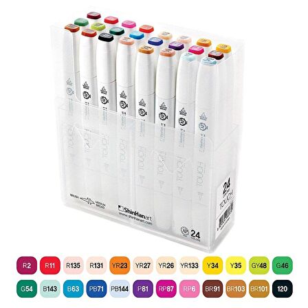 Touch Twin Brush Marker 24lü Set