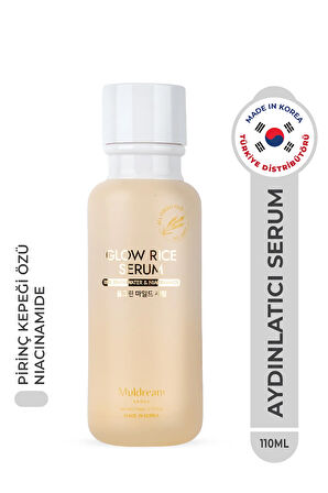 Glow Rice Serum Aydınlatıcı Onarıcı Nemlendirici Serum Hassas Ve Kuru Cilt Kore 110ml