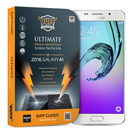 Buff 2016 Galaxy A5 ile Uyumlu Darbe Emici Ekran Koruyucu Film